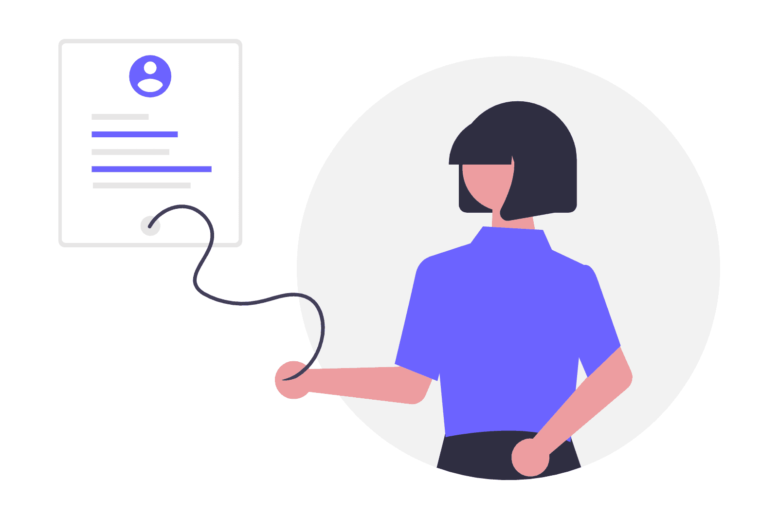 Login illustration image